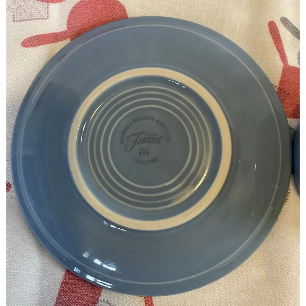 Fiestaware Periwinkle Classic 7oz Teacup & Saucer